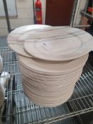 * approx 40 x round plates