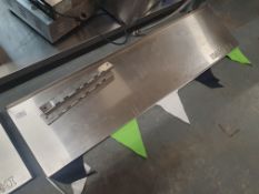 * S/S shelf with brackets - 1200w x 300d