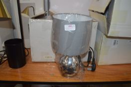 *Two Metallic Table Lamps