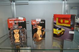 Two Bad Taste Bears, and a Ferrari Race & Play Ass