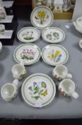 Portmeirion Britannic Garden Six Small Plates, and