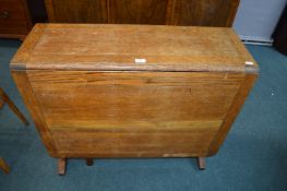 1930's Oak Drop Leaf Dining Table