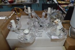 *The Lighting Collection Acrylic Chandelier