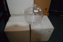 *Two Glass Lampshades