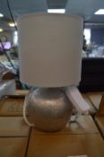 *Pair of Metallic Table Lamps