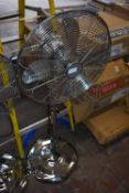 *Chrome 16” Pedestal Fan (salvage)