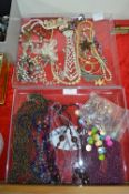 Vintage Costume Jewellery Necklaces, etc.