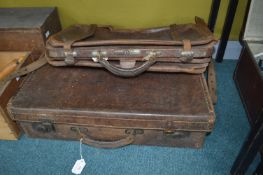 Two Vintage Leather Cases