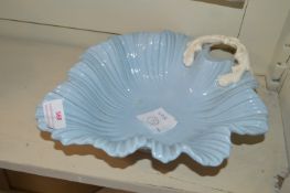 Falcon Ware Blue Leaf Shaped Dish