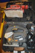 Titan Electric Jig Saw with Case, and an Osaki San