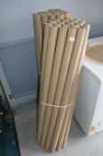 40 Cardboard Postal Tubes