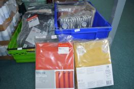 Assorted Sealed Curtains (mixed colours and sizes)