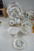 Aynsley Pembroke Pattern Table Ware 90+pcs (rack n
