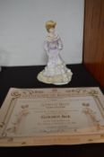 Coalport Golden Age Figurine No.3641 Louisa at Ascot