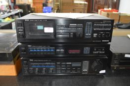 Trio KT Cassette Deck, Tuner, and Amplifier