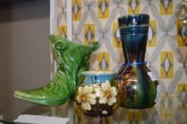 Three Pottery Vases