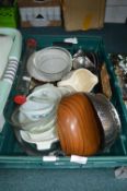 Kitchenware, Pyrex Dishes, etc.