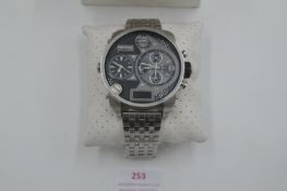 Diesel Only the Brave Three Bar Diver's Wristwatch