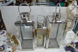 Three Candle Lanterns