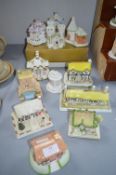 Twelve Coalport Pastille Burners an Cottages, etc.