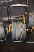 *Hozelock Hose Reel with Wheels and Hose (salvage)