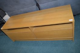 Wood Effect Low Storage Table