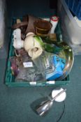 Household Goods Including Glassware, Lamps, etc.