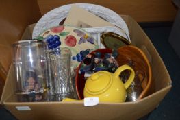 Serving Dishes, Wooden Bowls, Glassware, etc.