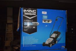*Two Mac Allister 32cm 18v Cordless Lawnmowers (salvage)
