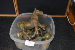 Assorted Brassware Including Door Furniture etc.