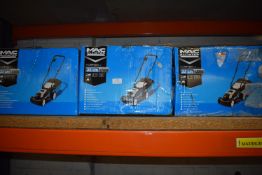 *Three Mac Allister 33cm Lawnmowers (salvage)