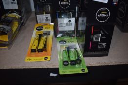 Three Boxes of 10 Aroma Car Lemon and One Box of 10 Vanilla (expired)