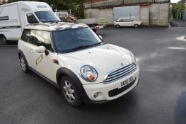 *Mini Cooper D Clubman Van 2013 in Cream Reg: X100 DEL, Diesel, 6-Speed Manual, Mileage: 90194,