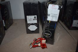 Box and Part Box of 20 Aroma Car Wood Mini Strawberry 4ml Air Fresheners, and a Box of 5 Slim