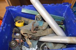 *Ratchet Straps, Measuring Tape, etc. (box not in