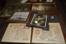 *Two Maps of Ireland and Four Prints