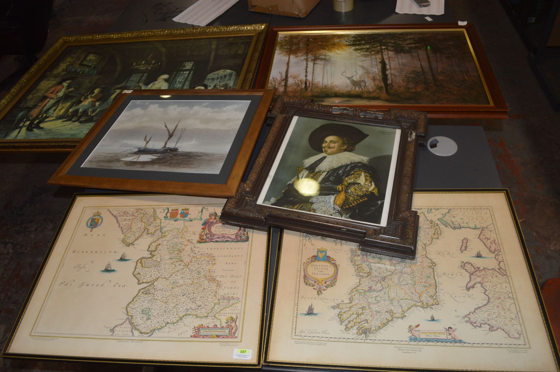 *Two Maps of Ireland and Four Prints