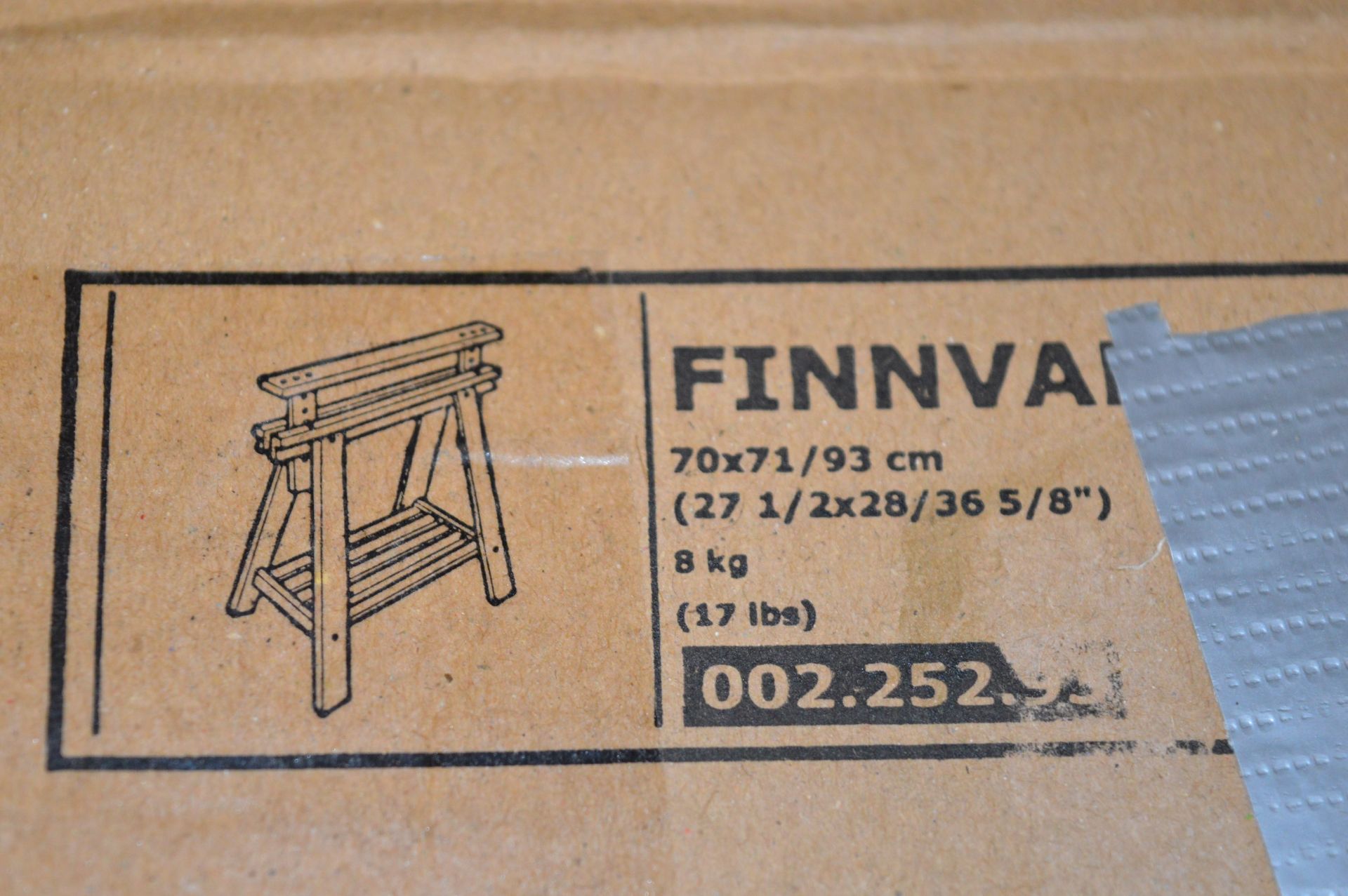 *Three Part Finnvard Adjustable Trestles - Image 2 of 4