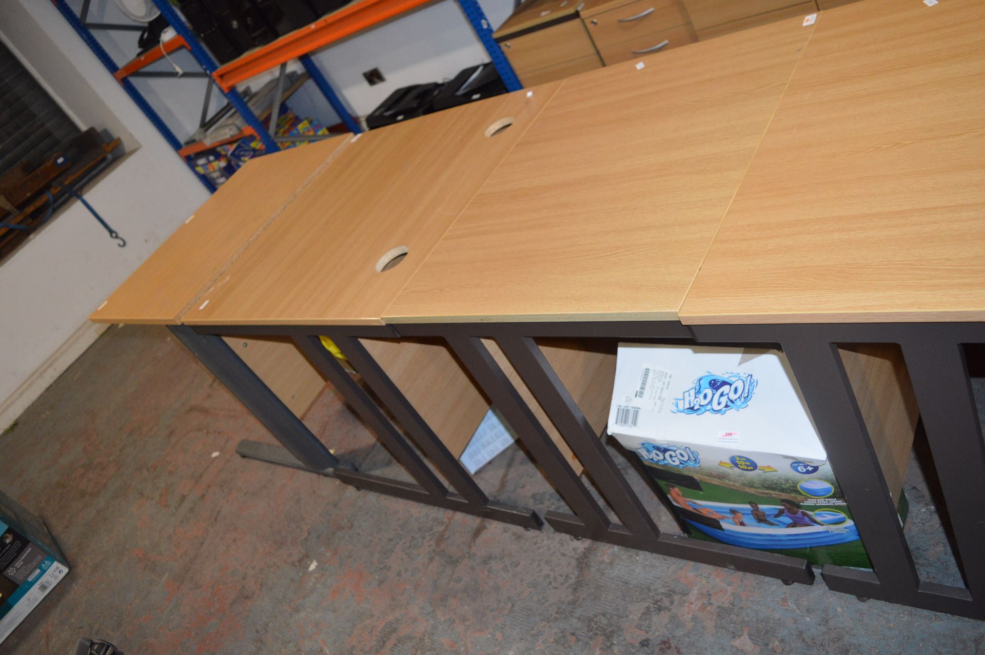 *Eight Small Office Tables - Image 4 of 4