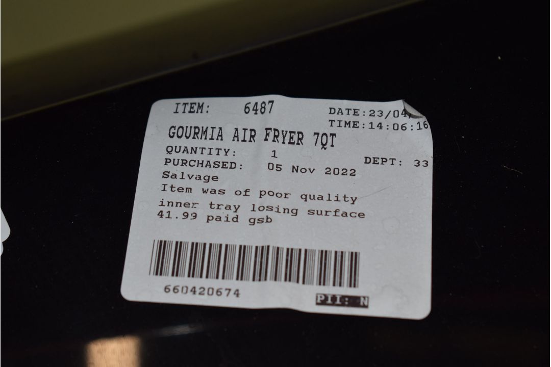 Sur La Table Double Air Fryer and a Gourmia Air Fryer - Image 7 of 7