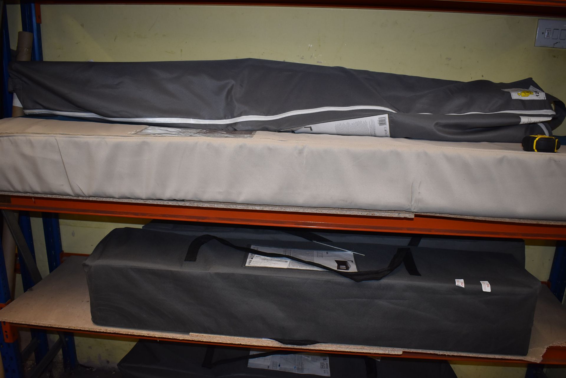 *Kalanga Overhanging Square Parasol ~235cm tall (salvage)