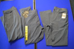 *Three Pairs of Calloway Golf Trousers Size: 32x34