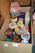 Novelty Tins etc.