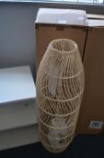 *Wicker Floor Lamp