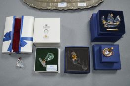 Five Swarovski Crystal Memories Ornaments