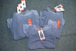 *Six Buffalo Ladies Blue Sweatshirts Size: M