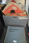 Record Case and 78rpm Records