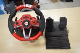 *Mario Kart Steering Wheel and Pedals
