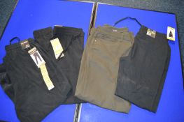 *Four Assorted Pairs of Ladies Trousers