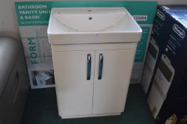 *Form Bathroom Vanity Unit and Basin (salvage, ex shop display)